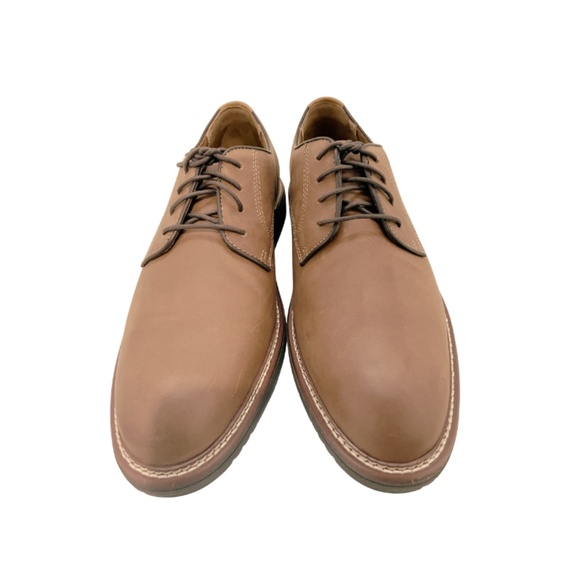 Mens Johnston & Murphy Upton Oxford in Tan Leather. 20-4338 main image 9